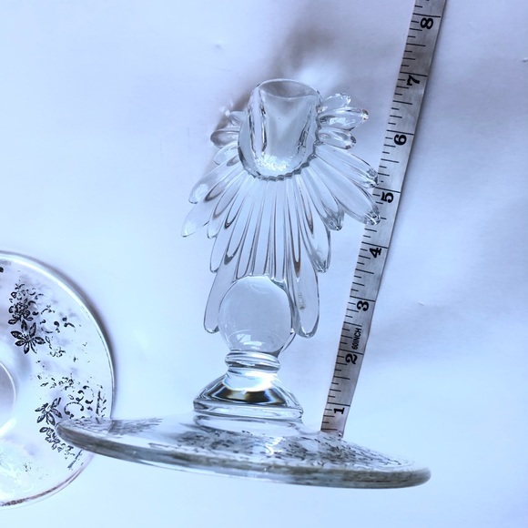 Set of Two Crystal Candle Holders - Picture 11 of 16